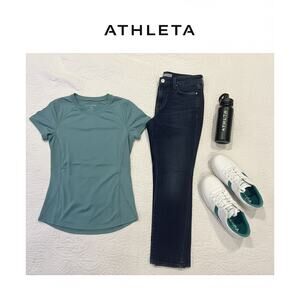 Athleta Dark Blue Slim Fit Denim Jeans Sz. 8